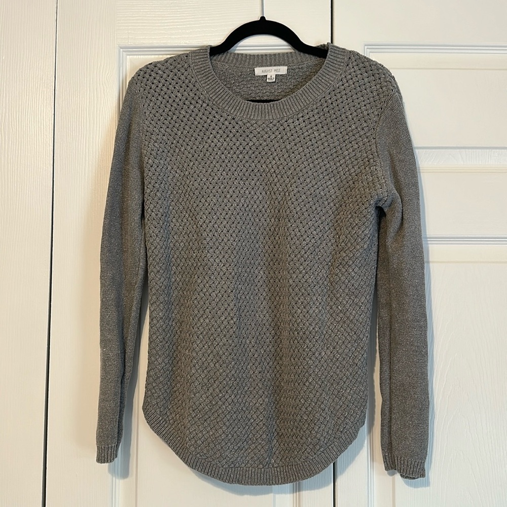 Knit Sweater with Elbow Patches